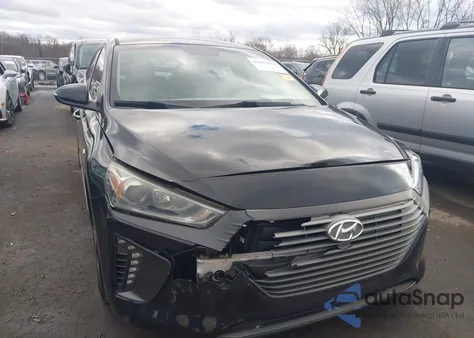 2017 Hyundai Ioniq Hybrid Sel z USA, uszkodzony, nr VIN KMHC75LC5HU045530